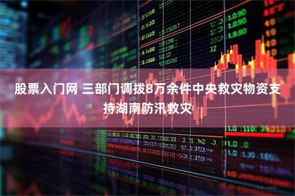 股票入门网 三部门调拨8万余件中央救灾物资支持湖南防汛救灾